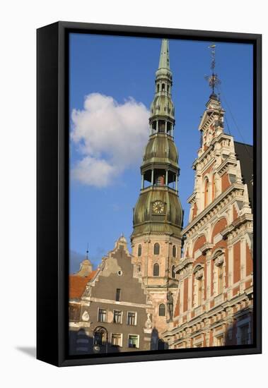 St. Peter's Church and the Brotherhood of Blackheads House-Doug Pearson-Framed Stretched Canvas