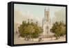 St. Peter's Church - Brighton-English School-Framed Stretched Canvas