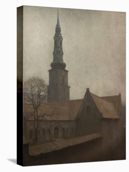 St. Peter's Church, Copenhagen, 1906-Vilhelm Hammershoi-Stretched Canvas