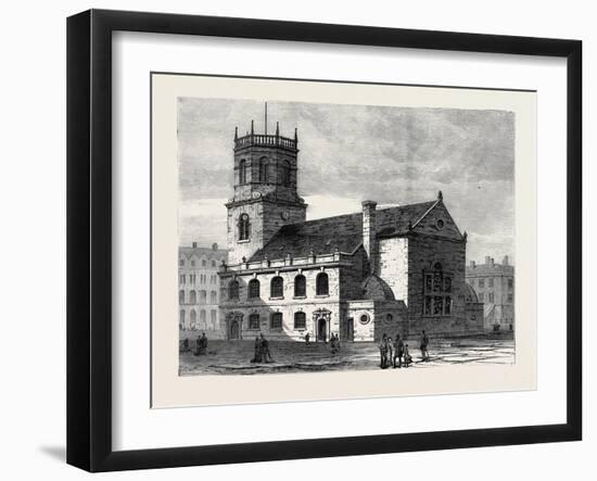 St. Peter's Church Liverpool the Cathedral of the New Diocese 1880-null-Framed Giclee Print