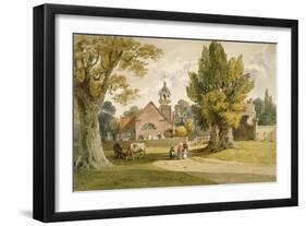 St Peter's Church, Petersham, Surrey, 1820-null-Framed Giclee Print