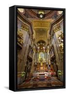 St. Peter's Church, Vienna, Austria, Europe-Neil Farrin-Framed Stretched Canvas