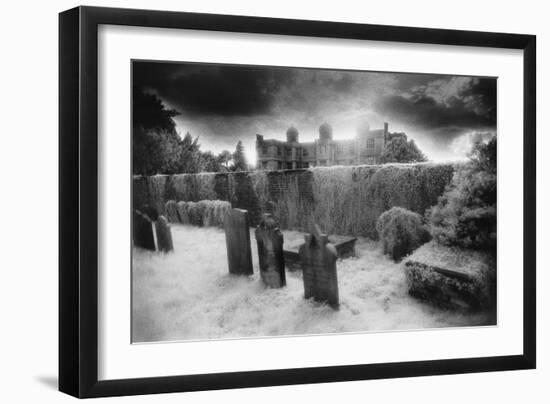 St Peter's Churchyard and Doddington Hall, Doddington, Lincolnshire, England-Simon Marsden-Framed Giclee Print