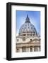 St. Peter's Dome, UNESCO World Heritage Site, Vatican City, Rome, Lazio, Italy, Europe-null-Framed Photographic Print