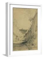 St Peter's from Arco Oscuro-Edward Lear-Framed Giclee Print