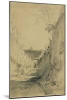 St Peter's from Arco Oscuro-Edward Lear-Mounted Giclee Print