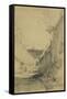 St Peter's from Arco Oscuro-Edward Lear-Framed Stretched Canvas