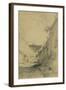 St Peter's from Arco Oscuro-Edward Lear-Framed Giclee Print