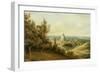 St Peter's from the Villa Milleni Near Rome-John `Warwick' Smith-Framed Giclee Print