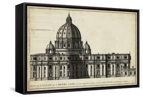 St. Peter's, Rome-G^ de Rossi-Framed Stretched Canvas