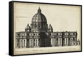 St. Peter's, Rome-G^ de Rossi-Framed Stretched Canvas