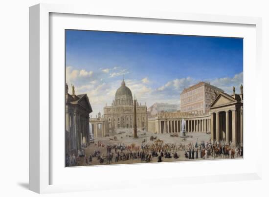 St. Peter'S, Rome-Giovanni Paolo Panini-Framed Giclee Print