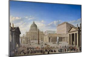 St. Peter'S, Rome-Giovanni Paolo Panini-Mounted Giclee Print