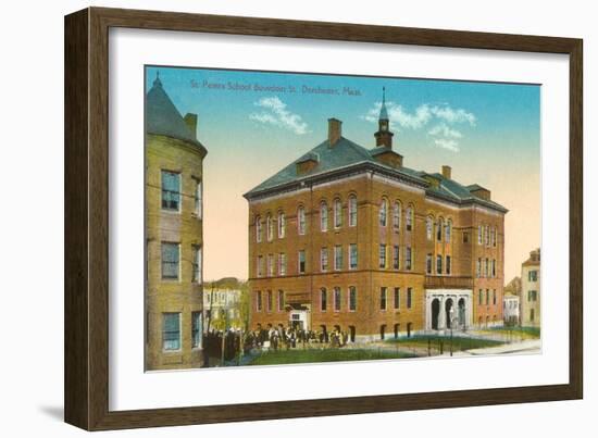 St. Peter's School, Dorchester, Mass.-null-Framed Art Print