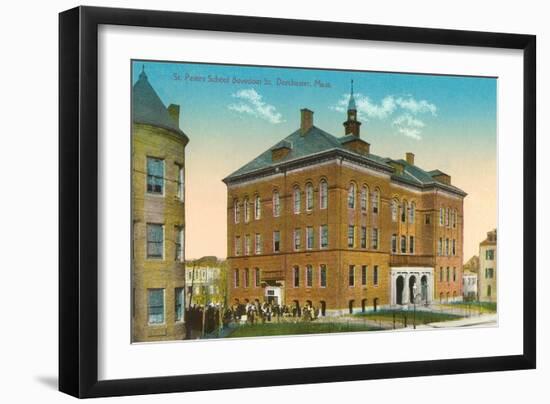 St. Peter's School, Dorchester, Mass.-null-Framed Art Print