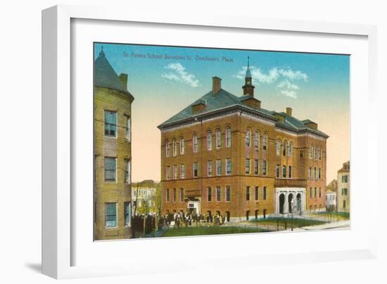 St. Peter's School, Dorchester, Mass.-null-Framed Art Print