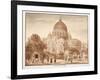 St. Peter's Seen from a Vineyard, 1833-Agostino Tofanelli-Framed Giclee Print