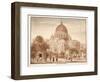 St. Peter's Seen from a Vineyard, 1833-Agostino Tofanelli-Framed Giclee Print