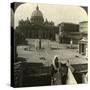St Peter's Square and Basilica and the Vatican, Rome, Italy-Underwood & Underwood-Stretched Canvas