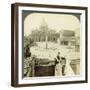 St Peter's Square and Basilica and the Vatican, Rome, Italy-Underwood & Underwood-Framed Photographic Print