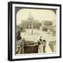 St Peter's Square and Basilica and the Vatican, Rome, Italy-Underwood & Underwood-Framed Photographic Print