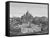 St. Peter's Square and Basilica-null-Framed Stretched Canvas