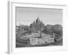 St. Peter's Square and Basilica-null-Framed Giclee Print