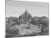 St. Peter's Square and Basilica-null-Mounted Giclee Print