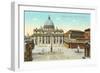 St. Peter's Square and Cathedral, Rome, Italy-null-Framed Art Print