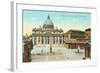 St. Peter's Square and Cathedral, Rome, Italy-null-Framed Art Print