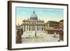 St. Peter's Square and Cathedral, Rome, Italy-null-Framed Art Print