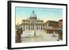 St. Peter's Square and Cathedral, Rome, Italy-null-Framed Art Print
