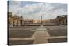 St Peter's Square and St Peter's Basilica at Vatican City, center of Catholic Church, Rome, Ital...-null-Stretched Canvas