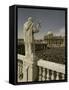 St. Peter's Square, Easter 1975, Rome, Lazio, Italy-Christina Gascoigne-Framed Stretched Canvas