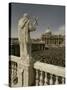 St. Peter's Square, Easter 1975, Rome, Lazio, Italy-Christina Gascoigne-Stretched Canvas