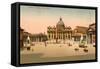 St. Peter's Square, Rome, Italy-null-Framed Stretched Canvas