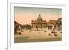 St. Peter's Square, Rome, Italy-null-Framed Premium Giclee Print