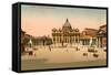 St. Peter's Square, Rome, Italy-null-Framed Stretched Canvas