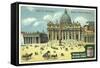 St Peter's Square, Rome-null-Framed Stretched Canvas