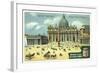 St Peter's Square, Rome-null-Framed Giclee Print