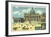 St Peter's Square, Rome-null-Framed Giclee Print