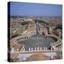 St. Peter's Square, the Vatican, Rome, Lazio, Italy, Europe-Roy Rainford-Stretched Canvas