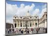 St. Peter's Square, Vatican, Rome, Lazio, Italy-Peter Scholey-Mounted Photographic Print