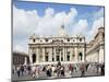 St. Peter's Square, Vatican, Rome, Lazio, Italy-Peter Scholey-Mounted Photographic Print