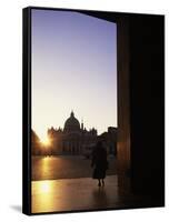 St. Peter's Square, Vatican State, Rome, Italy-Angelo Cavalli-Framed Stretched Canvas