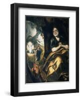 St Peter's Tears, C1561-1614-El Greco-Framed Giclee Print