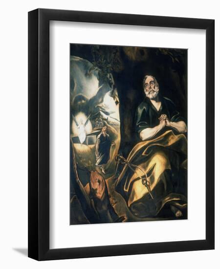 St Peter's Tears, C1561-1614-El Greco-Framed Giclee Print