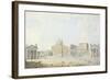 St. Peter's, the Basilica and the Piazza-Francesco Panini-Framed Giclee Print