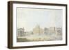 St. Peter's, the Basilica and the Piazza-Francesco Panini-Framed Giclee Print