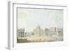 St. Peter's, the Basilica and the Piazza-Francesco Panini-Framed Giclee Print